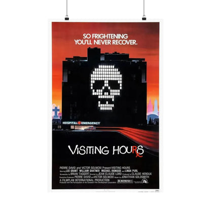 VISITING HOURS 1982 - Paper Movie Poster 20″ x 30″ Matte - The Sticker Space