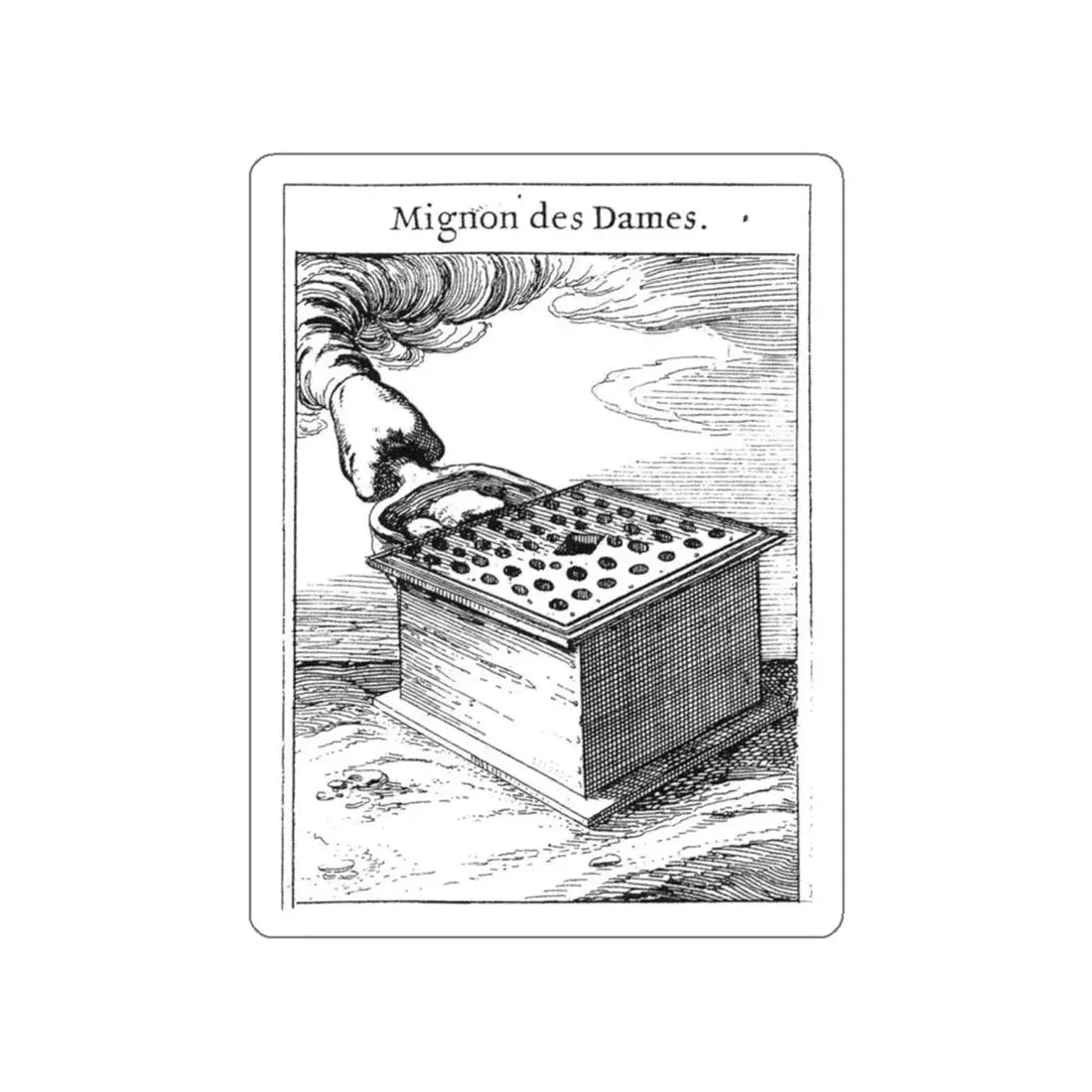 VISSCHER, Roemer - Emblem from Sinnepoppen2 (Artwork) STICKER Vinyl Die-Cut Decal White Die-Cut 5 Inch - The Sticker Space