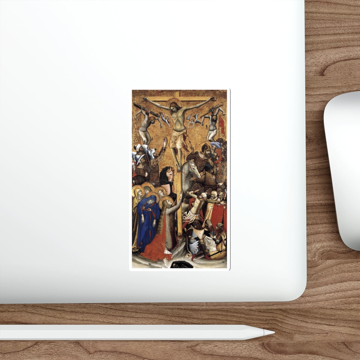 VITALE DA BOLOGNA - Crucifixion (Artwork) STICKER Vinyl Die-Cut Decal-The Sticker Space