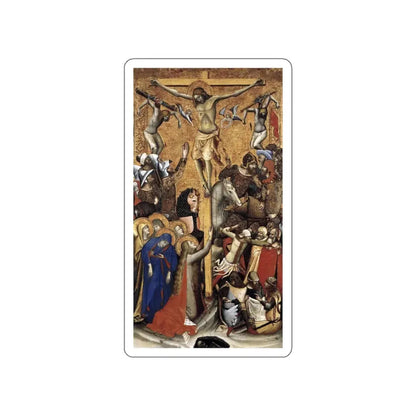 VITALE DA BOLOGNA - Crucifixion (Artwork) STICKER Vinyl Die-Cut Decal White Die-Cut 5 Inch - The Sticker Space