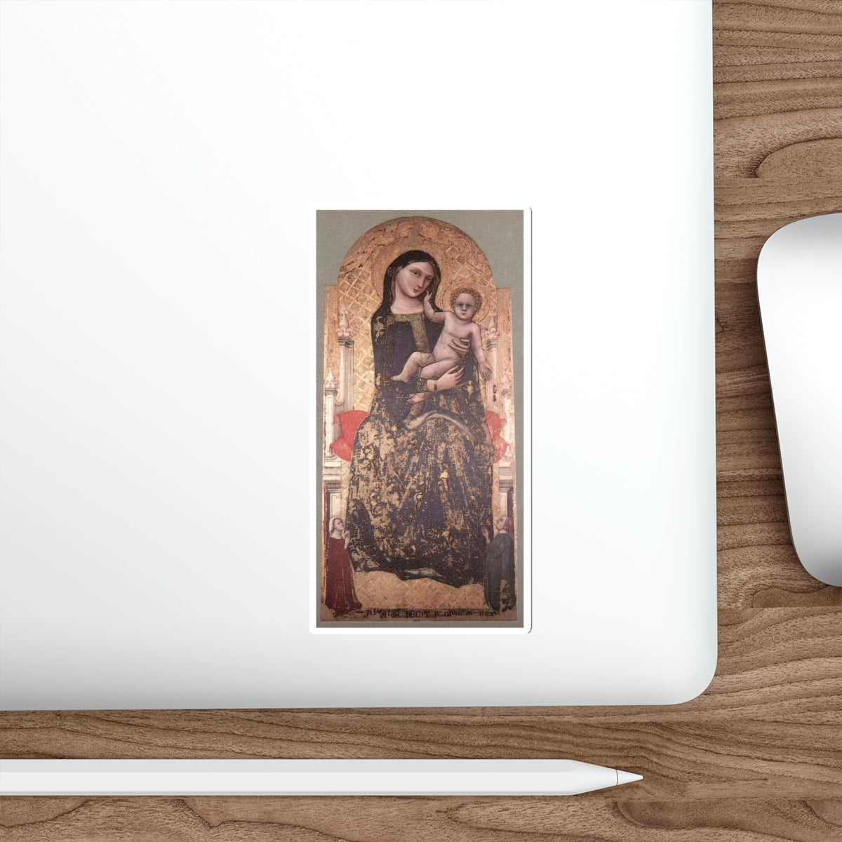 VITALE DA BOLOGNA - Madonna and Child (Artwork) STICKER Vinyl Die-Cut Decal-The Sticker Space