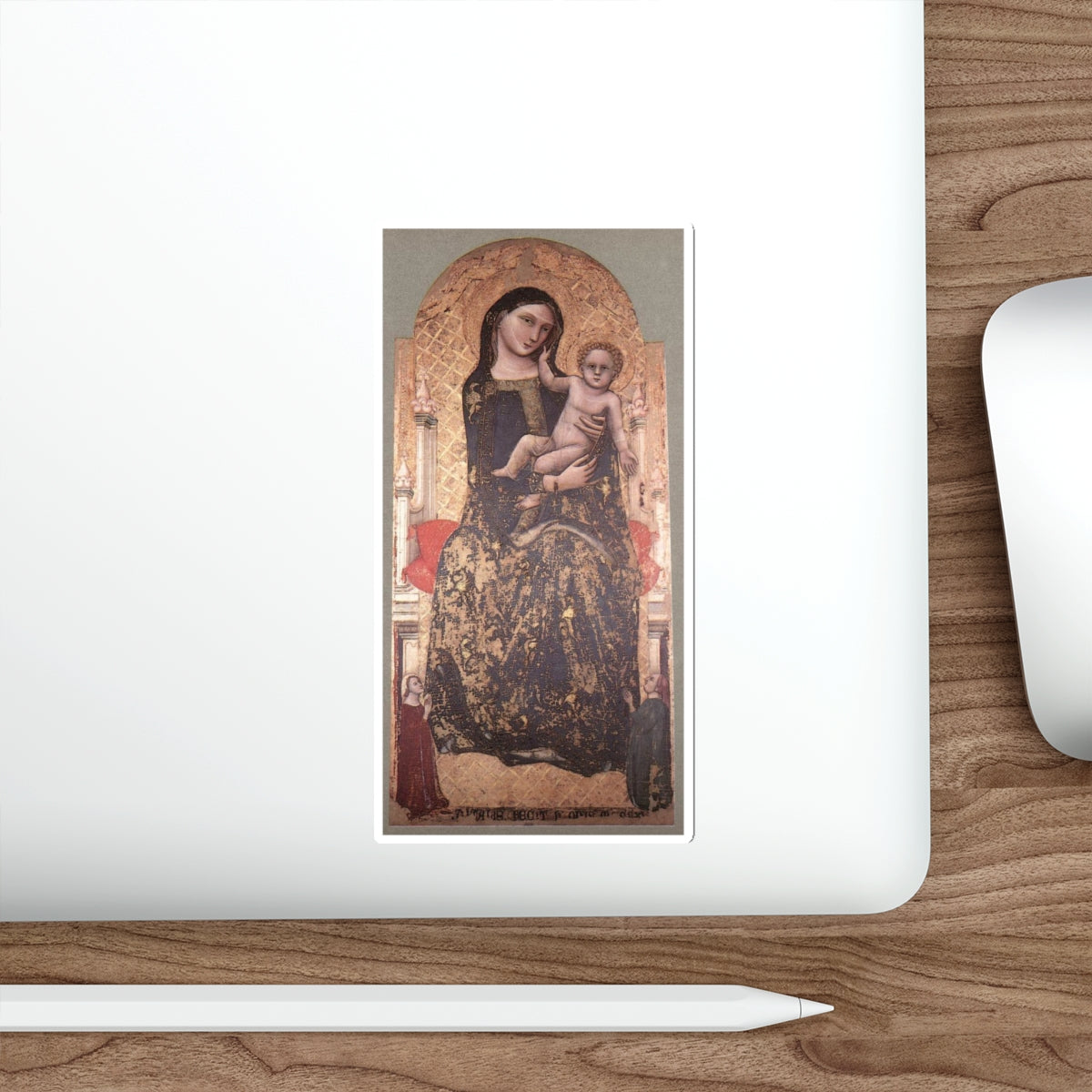 VITALE DA BOLOGNA - Madonna and Child (Artwork) STICKER Vinyl Die-Cut Decal-The Sticker Space