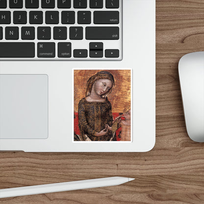 VITALE DA BOLOGNA - Madonna dell'Umilta (detail) (Artwork) STICKER Vinyl Die-Cut Decal-The Sticker Space