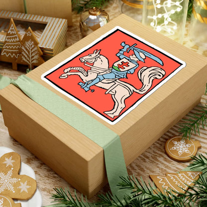 Vitaŭt Vialiki Pahonia. Вітаўт Вялікі Пагоня 1536 crop (Belarus) (Coat of Arms) STICKER Vinyl Kiss-Cut Decal - The Sticker Space