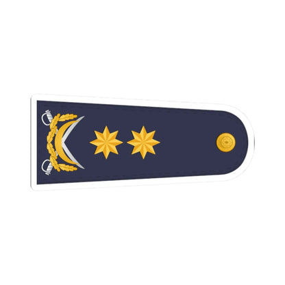 Vitse admiral DSX (Azerbaijan) (Military Rank) STICKER Vinyl Kiss-Cut Decal 2 Inch White - The Sticker Space