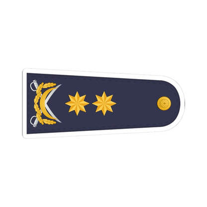 Vitse admiral DSX (Azerbaijan) (Military Rank) STICKER Vinyl Kiss-Cut Decal 3 Inch White - The Sticker Space