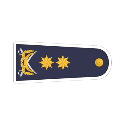 Vitse admiral DSX (Azerbaijan) (Military Rank) STICKER Vinyl Kiss-Cut Decal 6 Inch White - The Sticker Space