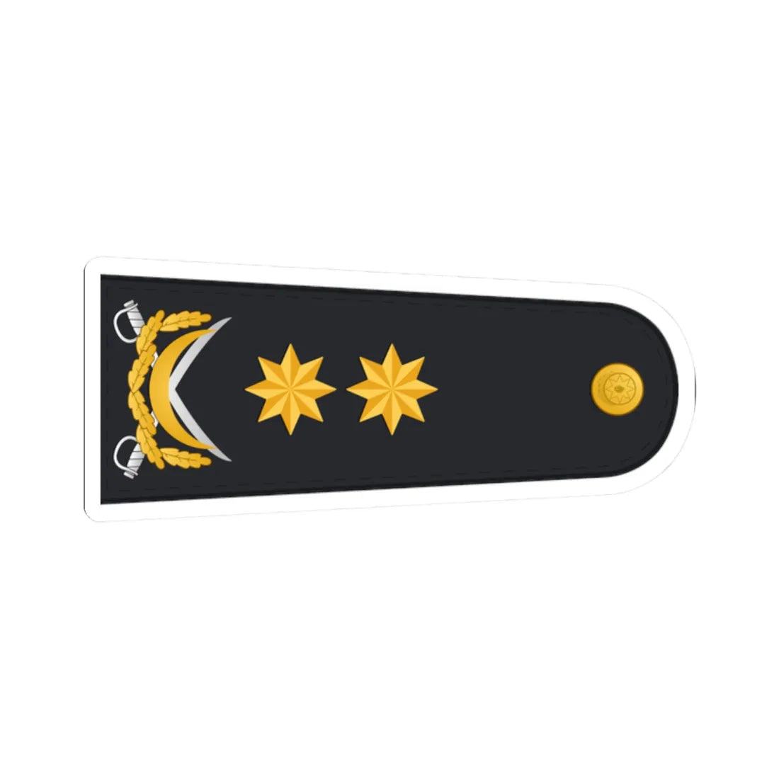 Vitse admiral HDQ (Azerbaijan) (Military Rank) STICKER Vinyl Kiss-Cut Decal 2 Inch White - The Sticker Space