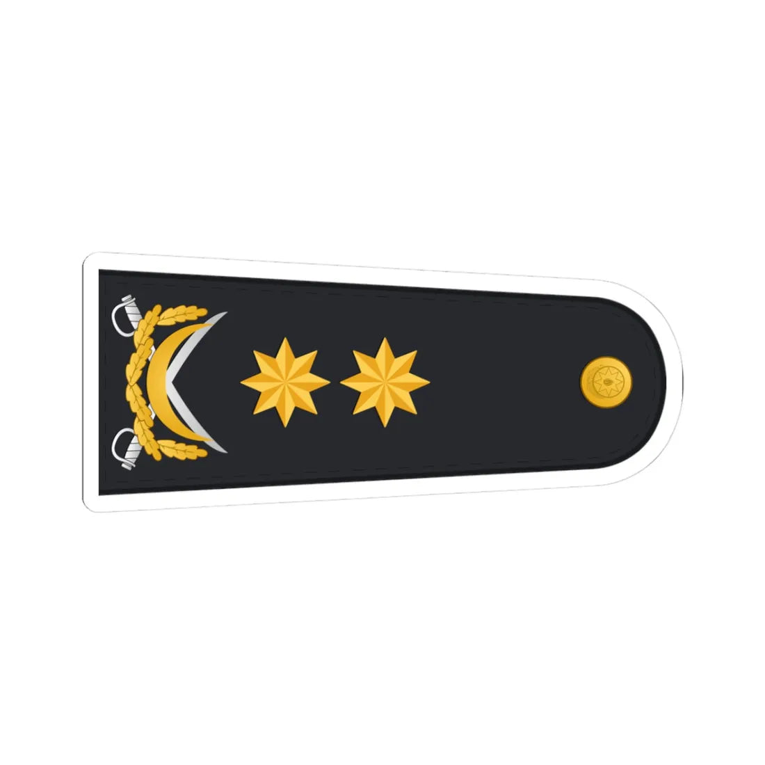 Vitse admiral HDQ (Azerbaijan) (Military Rank) STICKER Vinyl Kiss-Cut Decal 3 Inch White - The Sticker Space