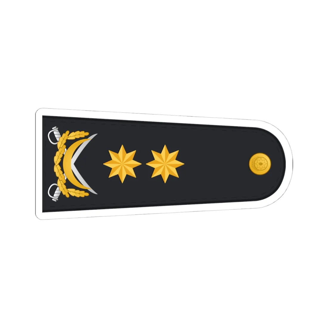 Vitse admiral HDQ (Azerbaijan) (Military Rank) STICKER Vinyl Kiss-Cut Decal 4 Inch White - The Sticker Space