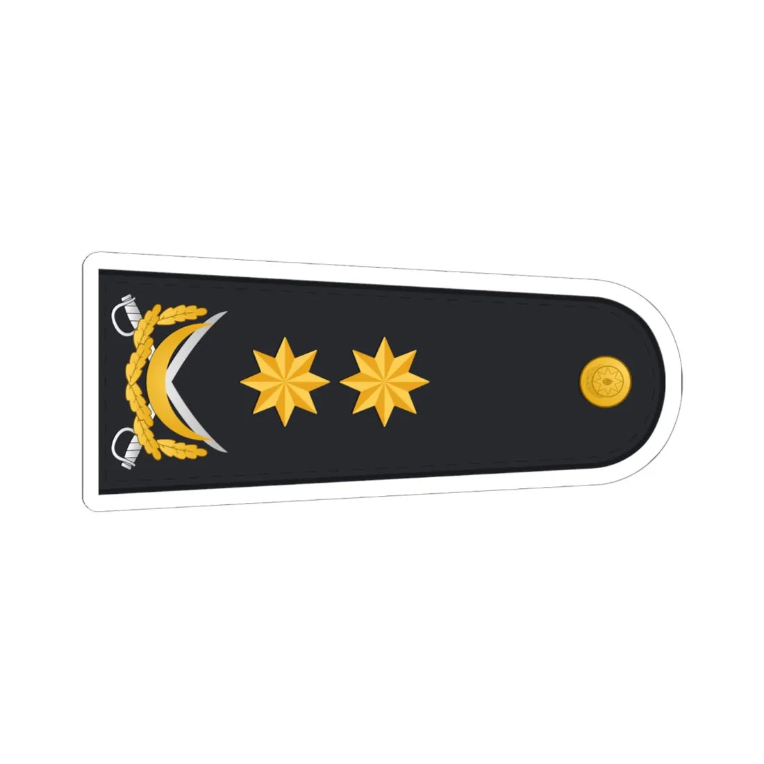 Vitse admiral HDQ (Azerbaijan) (Military Rank) STICKER Vinyl Kiss-Cut Decal 6 Inch White - The Sticker Space