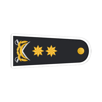 Vitse admiral HDQ (Azerbaijan) (Military Rank) STICKER Vinyl Kiss-Cut Decal 6 Inch White - The Sticker Space