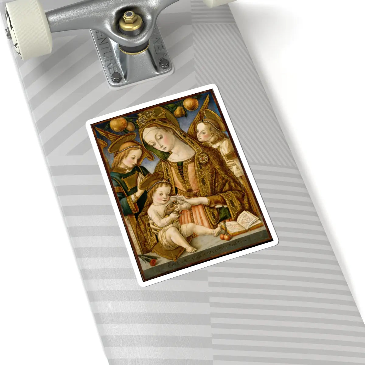 SKU:TSS-STICK-VTTCRV-6X6-2 Sizes:6" × 6" Types:White
