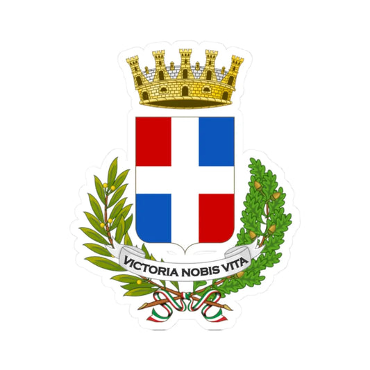 Vittorio Veneto-Stemma (Italy) (Coat of Arms) STICKER Vinyl Kiss-Cut Decal 2 Inch White - The Sticker Space
