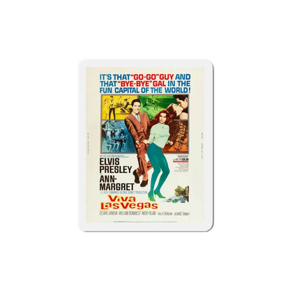 Viva Las Vegas 1964 Movie Poster Refrigerator Magnet 5 Inch - The Sticker Space