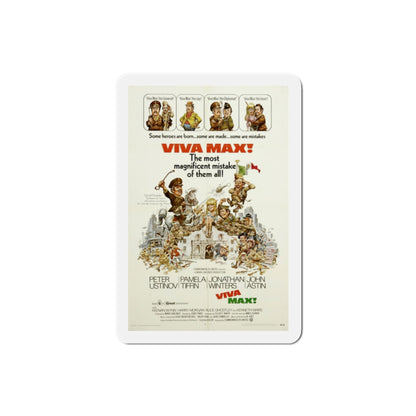 Viva Max 1969 Movie Poster Die-Cut Magnet-2 Inch-The Sticker Space