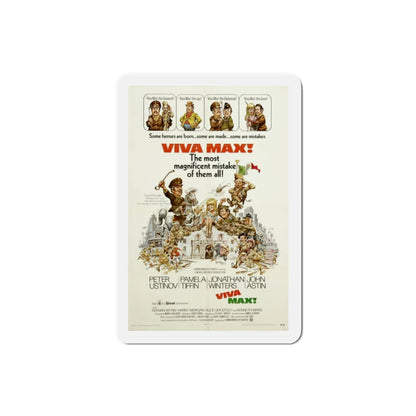 Viva Max 1969 Movie Poster Refrigerator Magnet 2 Inch - The Sticker Space