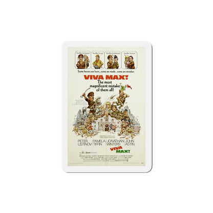 Viva Max 1969 Movie Poster Refrigerator Magnet 3 Inch - The Sticker Space