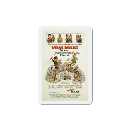 Viva Max 1969 Movie Poster Refrigerator Magnet 4 Inch - The Sticker Space