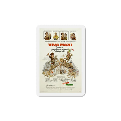 Viva Max 1969 Movie Poster Refrigerator Magnet 6 Inch - The Sticker Space