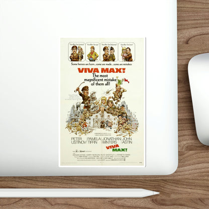 Viva Max 1969 Movie Poster STICKER Vinyl Die-Cut Decal-The Sticker Space