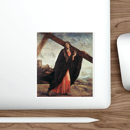 VIVARINI, Alvise - Christ Carrying the Cross (Artwork) STICKER Vinyl Die-Cut Decal-The Sticker Space