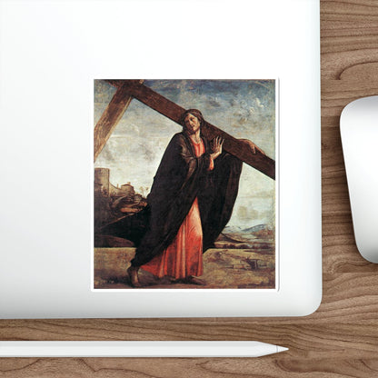 VIVARINI, Alvise - Christ Carrying the Cross (Artwork) STICKER Vinyl Die-Cut Decal-The Sticker Space