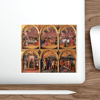 VIVARINI, Antonio - Passion Polyptych (detail) (Artwork) STICKER Vinyl Die-Cut Decal-The Sticker Space