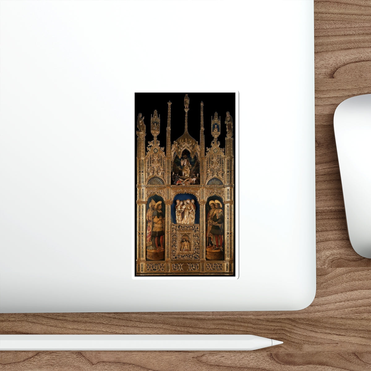 VIVARINI, Antonio - Polyptych of the Body of Christ (Artwork) STICKER Vinyl Die-Cut Decal-The Sticker Space