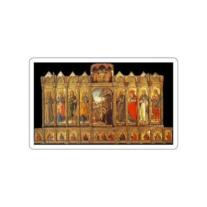 VIVARINI, Bartolomeo - Conversano Polyptych (Artwork) STICKER Vinyl Die-Cut Decal White Die-Cut 4 Inch - The Sticker Space