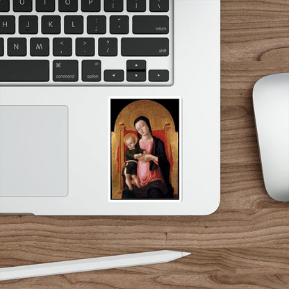 VIVARINI, Bartolomeo - Madonna and Child (Artwork) STICKER Vinyl Die-Cut Decal-The Sticker Space