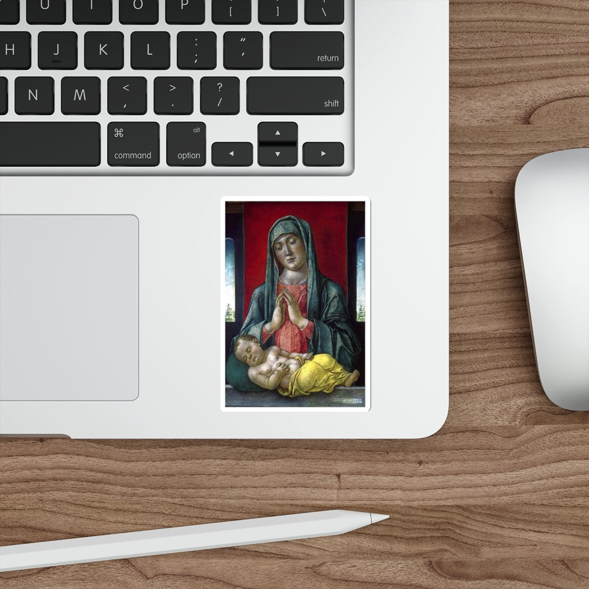 VIVARINI, Bartolomeo - Madonna and Child2 (Artwork) STICKER Vinyl Die-Cut Decal-The Sticker Space