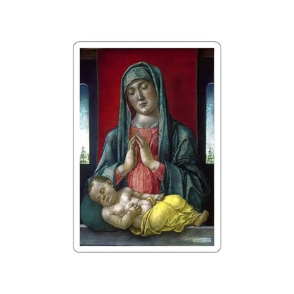 VIVARINI, Bartolomeo - Madonna and Child2 (Artwork) STICKER Vinyl Die-Cut Decal White Die-Cut 2 Inch - The Sticker Space