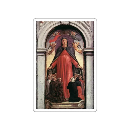 VIVARINI, Bartolomeo - Madonna della Misericordia (Artwork) STICKER Vinyl Die-Cut Decal White Die-Cut 2 Inch - The Sticker Space