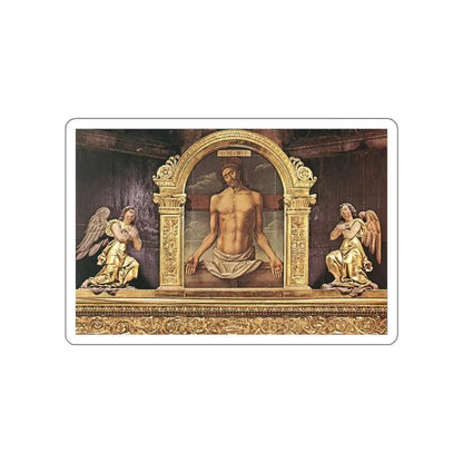 VIVARINI, Bartolomeo - The Dead Christ (Artwork) STICKER Vinyl Die-Cut Decal White Die-Cut 3 Inch - The Sticker Space