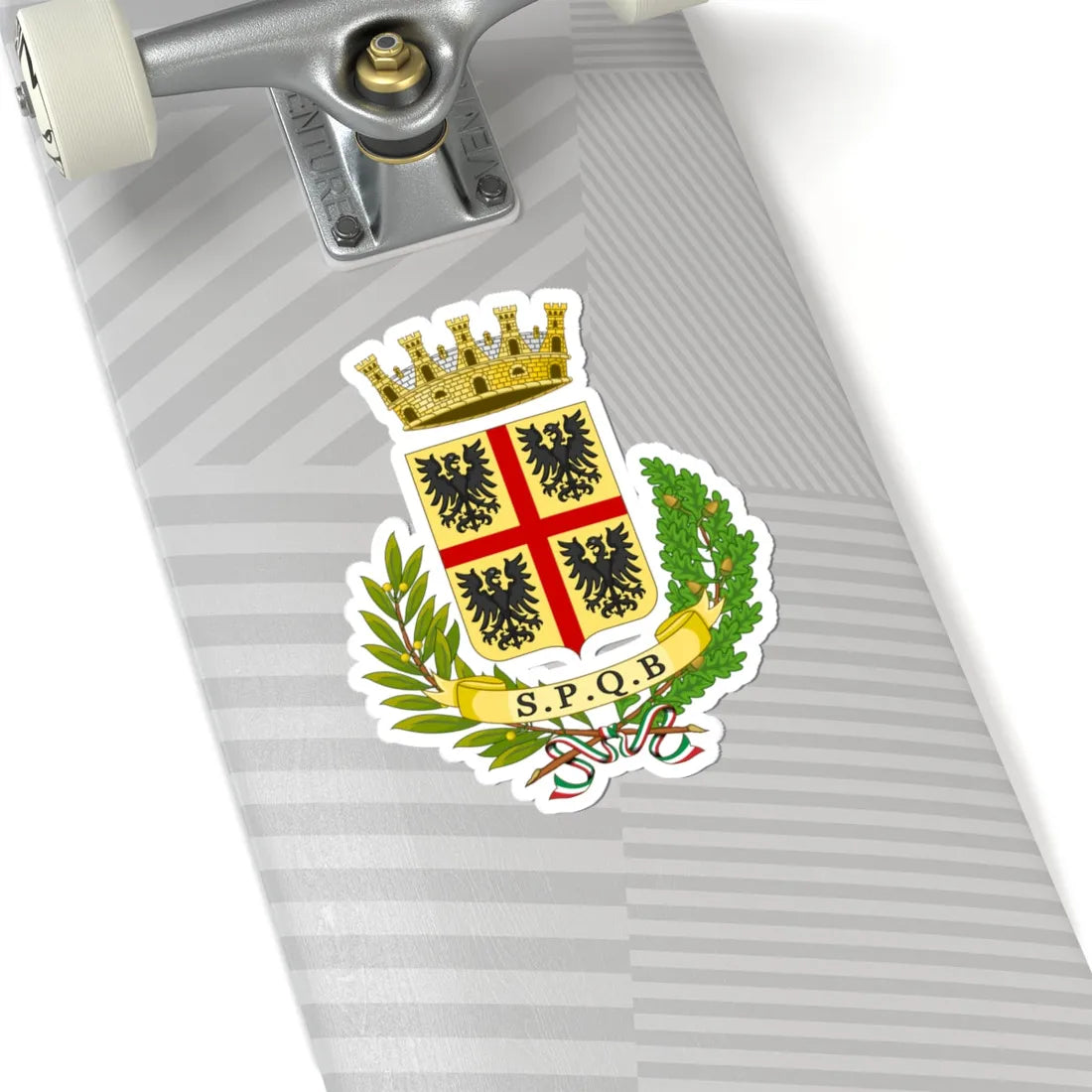 Vizzini-Stemma (Italy) (Coat of Arms) STICKER Vinyl Kiss-Cut Decal - The Sticker Space