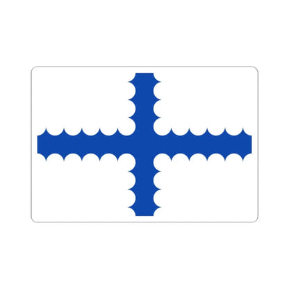 Vlag Beersel (Belgium) STICKER Vinyl Kiss-Cut Decal 2 Inch White - The Sticker Space