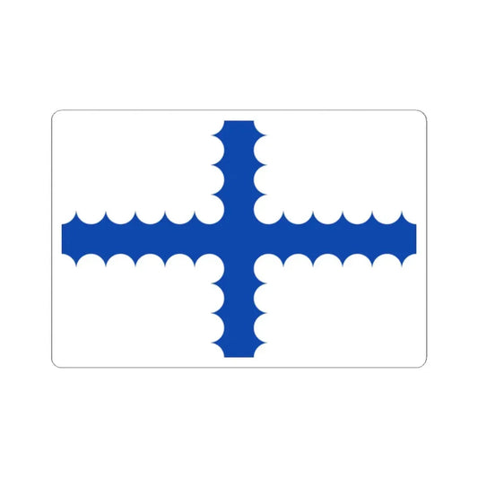 Vlag Beersel (Belgium) STICKER Vinyl Kiss-Cut Decal 2 Inch White - The Sticker Space