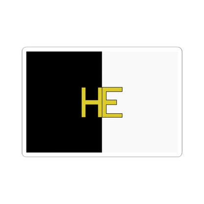 Vlag Hechtel-Eksel (Belgium) STICKER Vinyl Kiss-Cut Decal 2 Inch White - The Sticker Space