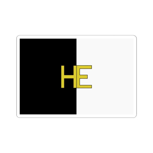 Vlag Hechtel-Eksel (Belgium) STICKER Vinyl Kiss-Cut Decal 2 Inch White - The Sticker Space