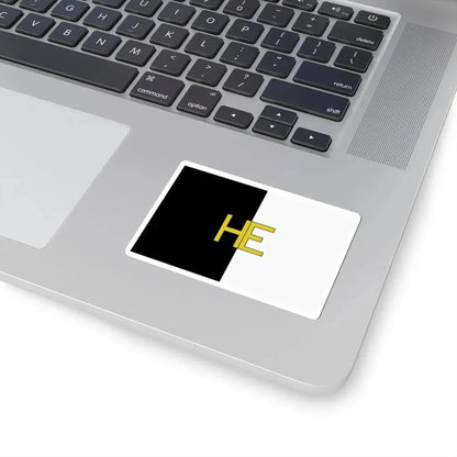 Vlag Hechtel-Eksel (Belgium) STICKER Vinyl Kiss-Cut Decal - The Sticker Space