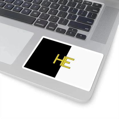 Vlag Hechtel-Eksel (Belgium) STICKER Vinyl Kiss-Cut Decal - The Sticker Space