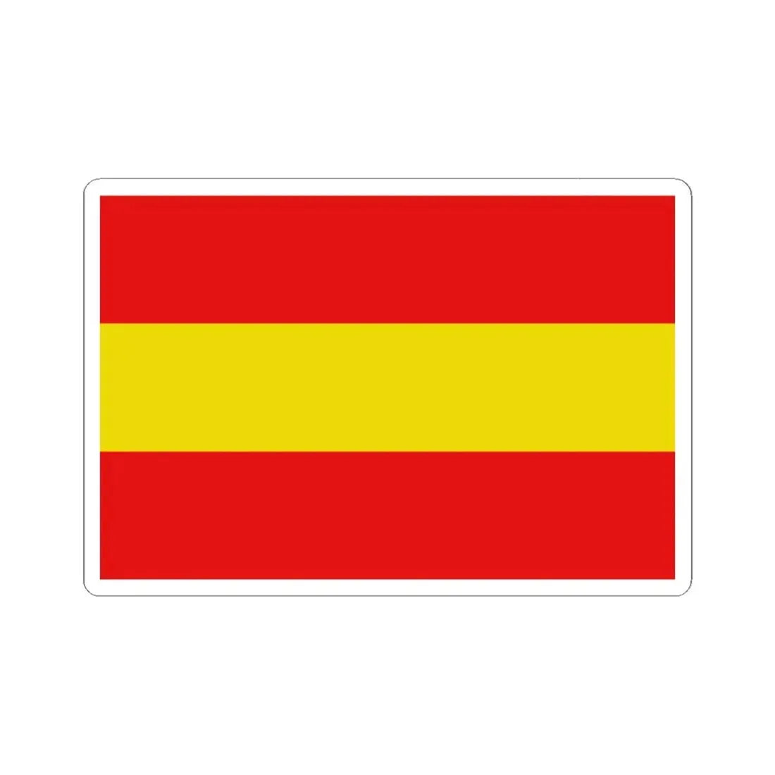 Vlag-herkdestad (Belgium) STICKER Vinyl Kiss-Cut Decal 2 Inch White - The Sticker Space