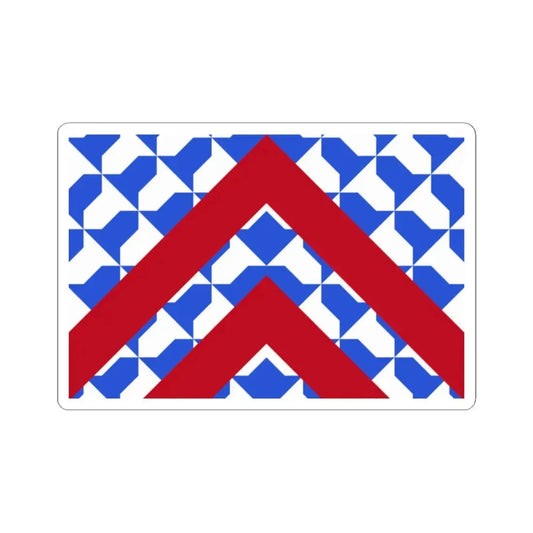 Vlag Lijssem (Belgium) STICKER Vinyl Kiss-Cut Decal 2 Inch White - The Sticker Space