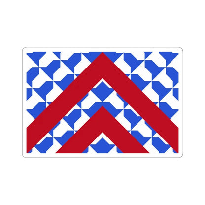 Vlag Lijssem (Belgium) STICKER Vinyl Kiss-Cut Decal 6 Inch White - The Sticker Space