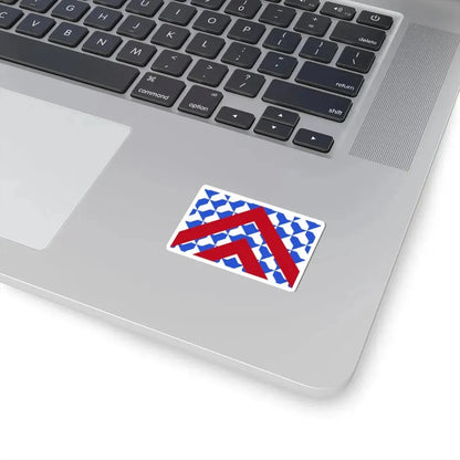 Vlag Lijssem (Belgium) STICKER Vinyl Kiss-Cut Decal - The Sticker Space