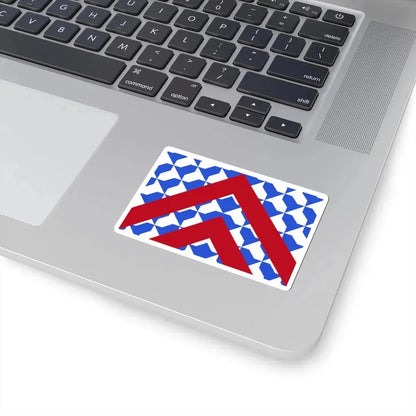 Vlag Lijssem (Belgium) STICKER Vinyl Kiss-Cut Decal - The Sticker Space