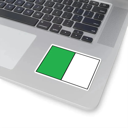 Vlag Mazenzele (Belgium) STICKER Vinyl Kiss-Cut Decal - The Sticker Space