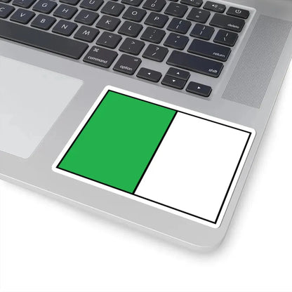 Vlag Mazenzele (Belgium) STICKER Vinyl Kiss-Cut Decal - The Sticker Space