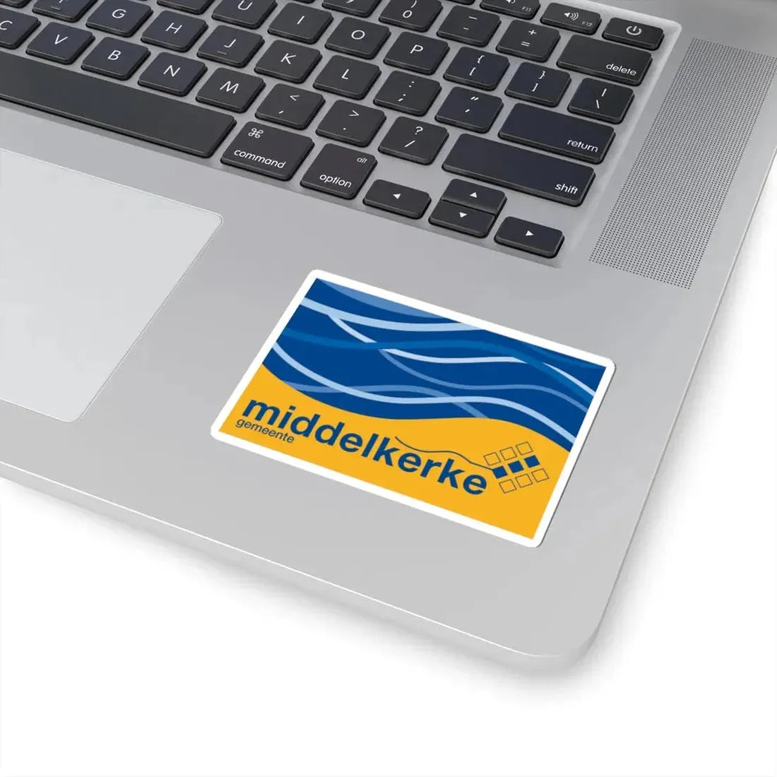 Vlag Middelkerke (Belgium) STICKER Vinyl Kiss-Cut Decal - The Sticker Space